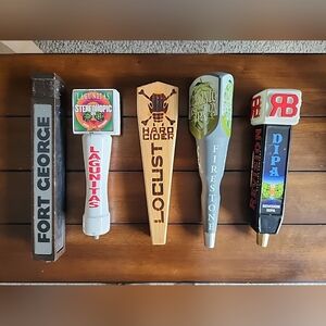 Lot Of 5 Brewery Beer Taps